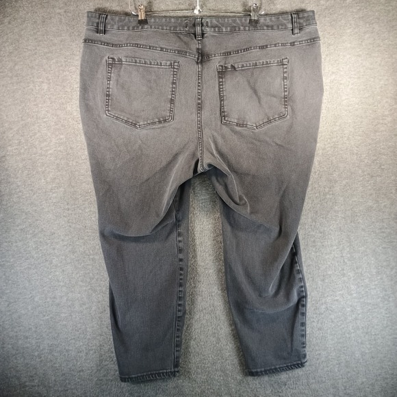 Lane Bryant Jeans Women 26 Capri Black Flex Magic Waistband High Rise Skinny - Picture 5 of 10